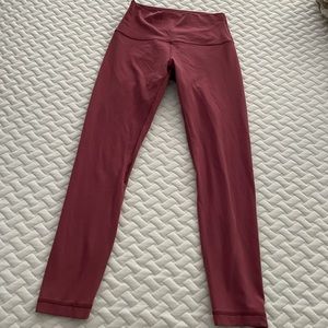 Lululemon align - wine color (sz 6) 25” inseam